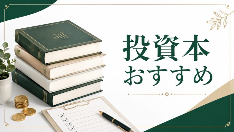 投資初心者におすすめの本を紹介する記事のアイキャッチ画像